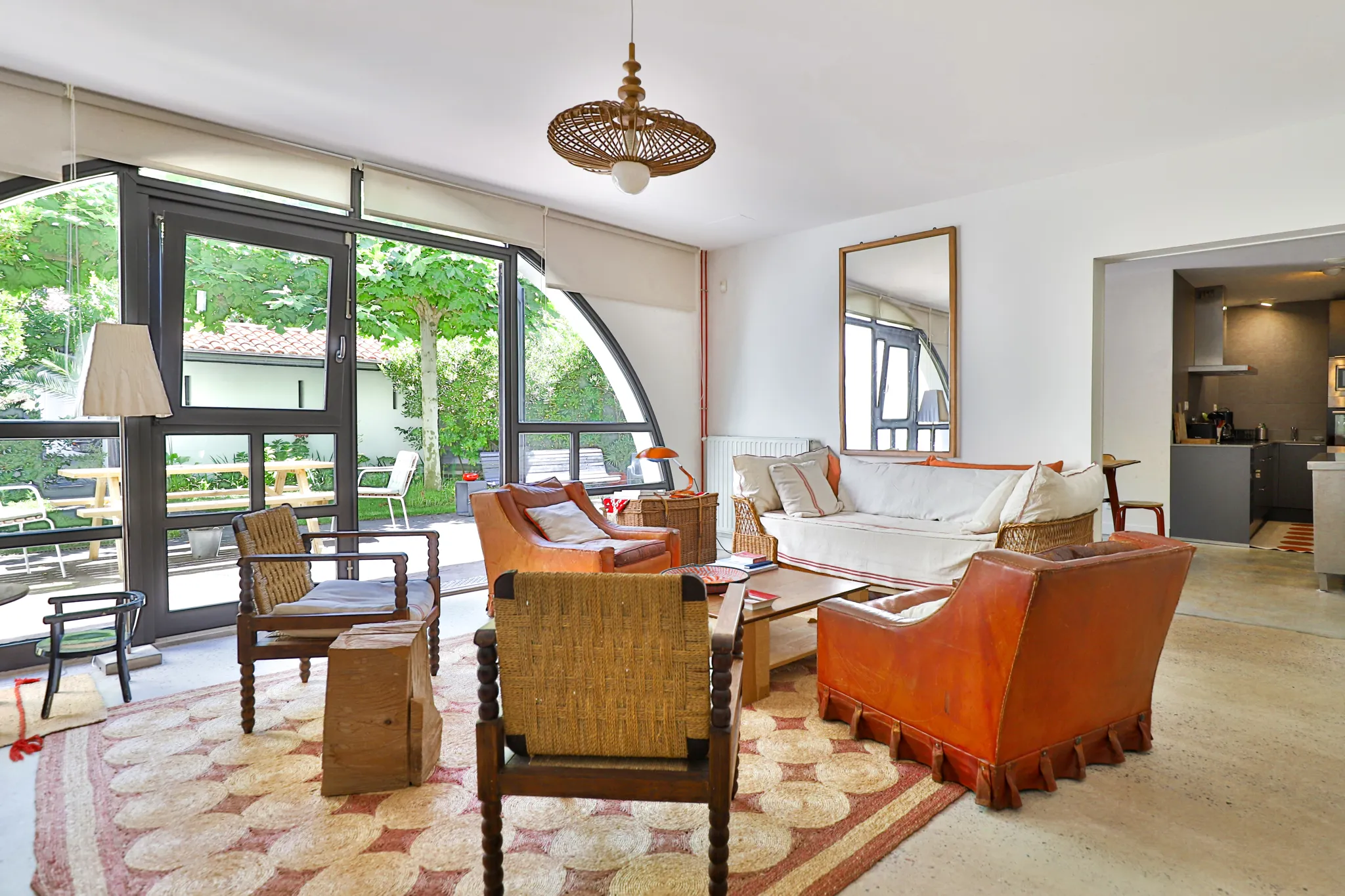 Salon d'une villa de prestige