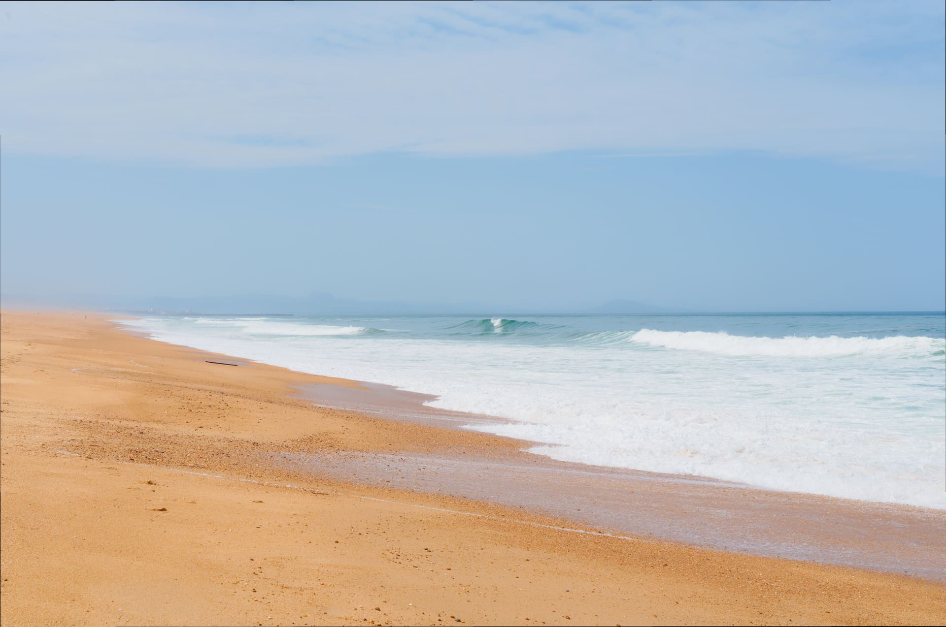 Plage de la côte landaise, à Hossegor
